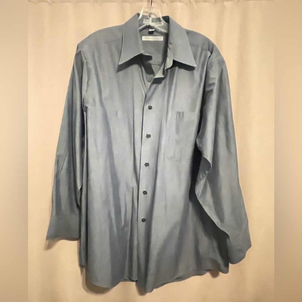 Geoffrey Beene Men’s Long Sleeve Button Down Dress Shirt Size Large